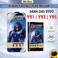 Vivo Y91, Y95, Y93 (1820), (1814) tempered glass premium full screen phone screen protector
