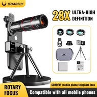 SOARFLY 28X Telephoto Phone Lens 4K HD Phone Telescope Monocular With Tripod
