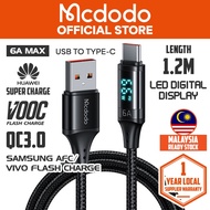 Mcdodo CA108 Digital HD 6A USB To Type-C Data Cable 1.2M