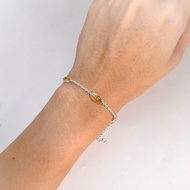 5 x 10 mm. Marquise Cut Yellow Brazilian Citrine Bracelet