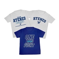 Ateneo Design T-shirt Poly Cotton Roundneck Ateneo Blue Eagles -T-shirt Graphic Printed Tops T-shirt