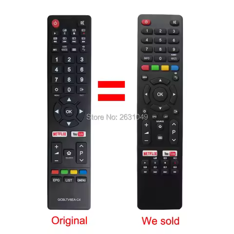 Replacement Remote Control GCBLTV6EA-C4 for CHIQ TVs U75G8 U70G8 U65G6 U58E7 U55G7 U55G6 U50G6