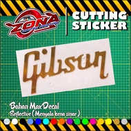 Gibson Logo Cutting Sticker Gibson Guitar Logo Sticker