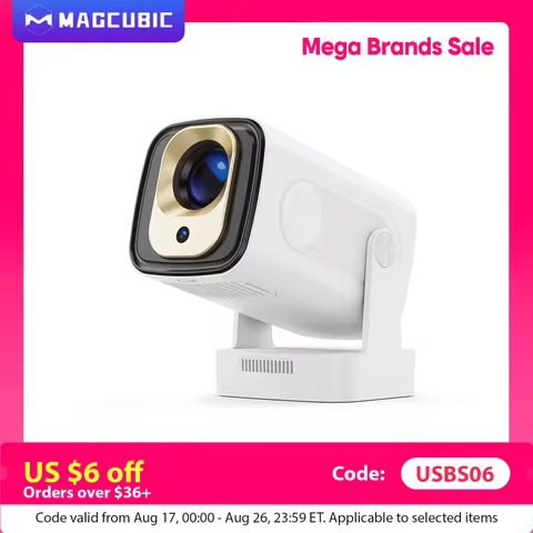 Magcubic Video 4K Projector HY310 1080P 330ANSI Mini Projector Auto Focus 4K Native 5W Speaker Air M
