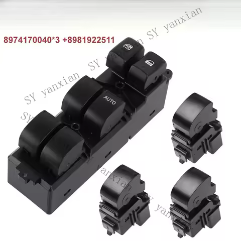 SY+ 4X Master Power Window Switch For Isuzu Dmax D-Max Holden Colorado 2012~2020