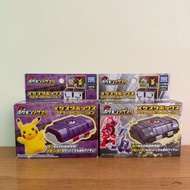 日本正版 Pokemon Mezastar Pokeball Masterball Pikachu 精靈球大師球 朱紫 比卡超黑色紅色紫色 卡盒cardbox 收納盒 storage box 細卡盒2