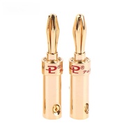 Banana Plug 4mm Alloy Gilding Banana Plugs for Speaker Cable Wire Banana Connector Adapter 2/4/8pcs 