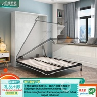 Get gifts/ST-⛵Invisible Bed Folding Bed Front Side Flip Hidden Bed Bottom Flip Wall Bed Murphy Bed W