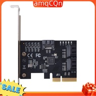 5 Port SATA III PCIE X4 to SATA 3.0 PCI Express Converter Computer Hard Disk SATA Expansion Card Ada