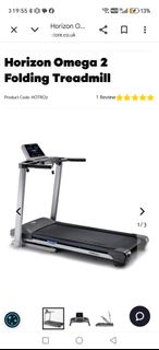 Horizon Omega 2 Folding Treadmill 跑步機連地氈