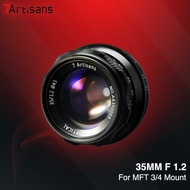 7artisans 35MM F1.2 MFT 4/3 Mount Lens Camera