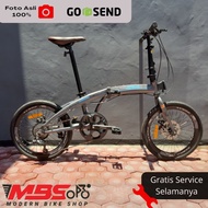 sepeda lipat 20 alloy odessy hellio 8 speed dewasa cakram