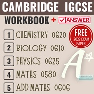 IG6🟩 Cambridge IGCSE Workbook + Answer IGCSE Biology IGCSE Chemistry IGCSE Physics IGCSE Math Workbo