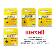 Maxell Silver Oxide 1.55V Battery SR626SW 377/SR621SW 364/SR616SW 321/SR927SW 395 (1pcs) 377 Battery