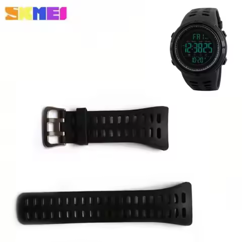 1 Set Sports Watch Accessories for Skmei 1251 1250 Plastic Wristband Adjustable Replacement Watch St