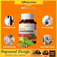 ASHWAGANDHA+KSM-66 Menurunkan Gula & Lemak BIONATURA SOFT GEL MERAWAT PENYAKIT 3 SERANGKAI