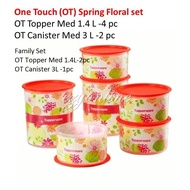 Tupperware One Touch Spring Floral Set