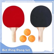 Bet Ping pong Table Tennis Table set Of 2+3 Star Ball Racket Bat Sports
