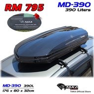 TAKA Roof Box MD-390 Ultra Slim Design Storage Carrier Roofbox