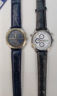 ( 藍面已售出 ) 全新Vintage Seiko 7T32-7A70 Panda Alarm Chronograph