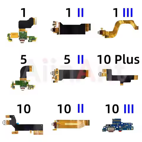 Dock Mic USB Charger Board Charging Connector Port Flex Cable For Sony Xperia 1 5 10 I II III 2 3 Pl