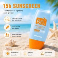 SPF50+ PA++++ Sunscreen Lotion: 15H Long-Lasting UV Protection, Lightweight & Non-Greasy, Water-Resi
