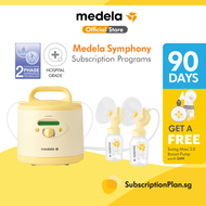 MEDELA Symphony Double Electric Breast Pump Plan Subscription, 90-day Hospital Grade Pump Rental Plan