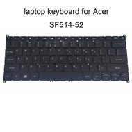 English Russian UK Backlit keyboard for Acer swift 5 SF514-52 laptop keyboards backlight US RU GB British SV3P-A70BWL NKI1313013