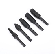 1 Set Mata Bor Kikir Baja Kasar Rotary Kayu Woodworking Rotary Poles Files Wood Carving Milling Grin
