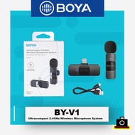 BOYA BY-V1 /BY-V10 Ultracompact 2.4GHz Wireless Microphone System