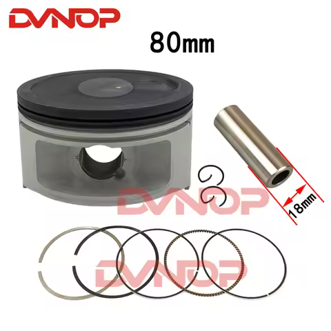 80mm piston For Linhai 400 LH400 YP400 ATV UTV Buggy Scooter Motorcycle Engine Parts Piston Ring Kit