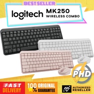 Logitech MK250 Wireless Keyboard Mouse Combo Compact Bluetooth Easy to Connect