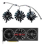 CF1015U12S 1*95MM 2*87MM Radeon RX 6700XT 6750XT GPU Fan For XFX Speedster SWFT 309 Radeon RX 6700 X