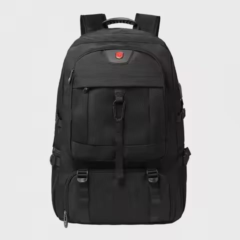 50L 80L Men's Large Travel Backpack, Separate Shoe Compartment Waterproof Business Backpack Outdoor 