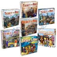 Ticket to ride Europe / USA (เกรดอย่างดี กล่องแข็ง) First journey Board game - บอร์ดเกม รถไฟ (ภาษาอั