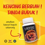 [ LINGZHI ] RAWAT SARAF KENCING BERBUIH KENCING MANIS LINGZHI ASLI Bio Ling Zhi CENDAWAN MERAH + GIF