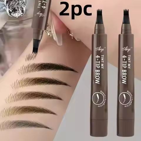 4 fork microblading eyebrow pencil waterproof eyebrow pencil natural long-lasting eyebrow makeup col