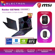 MSI Raider GE78HX 13VH-445 17" QHD+ 240Hz Gaming Laptop ( I9-13980HX, 32GB, 2TB SSD, RTX 4080 12GB, 