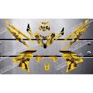 ♞,♘Decals, Sticker, Motorcycle Decals for Sniper 150,023,Bumble bee,yellow