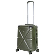 camel active Men/Women Expandable Luggage with TSA Lock 519700 (Black/Army Green)