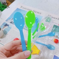 ช้อนไอติมพลาสติก Ice-Cream Spoons แบบสี แบบใส สีขาว ห่อ 50 - 100 ชิ้น ตักไอติม ตักขนม ช้อนรีน่า/ตรา 