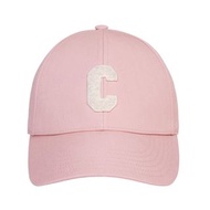 【CELINE 】Celine C字母 棉質棒球帽 粉色 正品