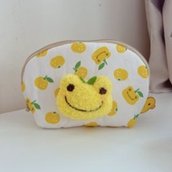 Pickles the frog yuzu zip pouch japan 可愛 日本 青蛙柚子檸檬袋