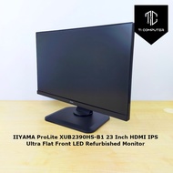 IIYAMA ProLite XUB2390HS-B1 23 Inch HDMI IPS Ultra Flat Front LED Refurbished Monitor