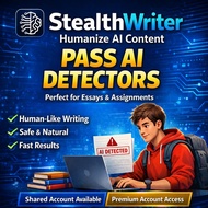 Stealth Writer AI Premium Plan /Text Humanizing | Copy Writing / Students Humanize Humanizer | Reduc