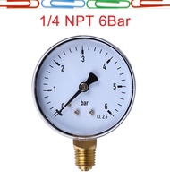 【Hot deal】 3500/200 PSI Pressure Gauge Dial Digital Pressure 0-14 Bar Vacuum Manometer 3/4 NPT for W