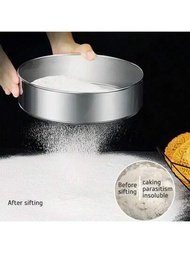 廚房超細網料麵粉篩專業圓形篩不銹鋼糖篩蛋糕烘焙濾網