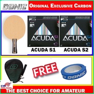 Donic Original Exclusive Carbon + ACUDA S1 + ACUDA S2 SETUP SET OFFER PROMOTION