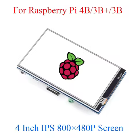 4 inch Touch Screen 800*480 HDMI-Compatible Display TFT IPS LCD Touchscreen For Raspberry Pi 5 4B / 