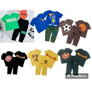 BOY (1y-12y) PYJAMAS BOY PYJAMAS COTTON KID MECHAMATO SET JALAN BOY ANAK LELAKI SET SEDONDON
